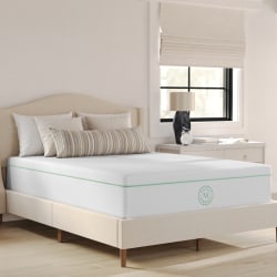 Martha Stewart SleepComplete 12 Inch Medium Firm Triple-Action Cooling Gel Memory Foam Mattress with Soft Breathable CoolWeave Jacquard Quilted Top, Full