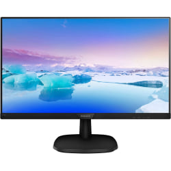 Philips 273V7QJAB 27" Class Full HD LCD Monitor - 16:9 - Textured Black - 27" Viewable - In-plane Switching (IPS) Technology - WLED Backlight - 1920 x 1080 - 16.7 Million Colors - 250 Nit - 5 msGTG - 75 Hz Refresh Rate - HDMI - VGA - DisplayPort