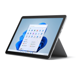 Microsoft Surface Go 3 Tablet, 10.5" Touchscreen, Intel® Pentium™ Gold, 8GB Memory, 128GB Soild State Drive,  Windows® 11 Home, Platinum