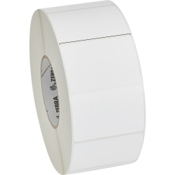 Zebra Label, BM3473, Kimdura Polypro 3" x 2" Thermal Transfer Zebra PolyPro 4000T, 3" Core