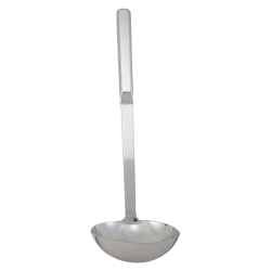 Winco 4 Oz Deep Ladle With Hollow Handle, Silver