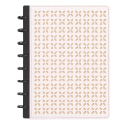 TUL® Brilliance Discbound Notebook, Junior Size, 60 Sheets, Rose Gold