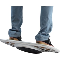 Uncaged Ergonomics BASE+ Standing Desk Balance Board - Aluminum, Rubber, Aluminum, Bamboo, Gentle 360 Motion