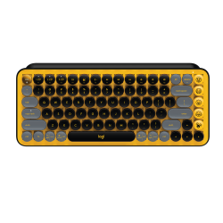 Logitech POP Keys Wireless Mechanical Keyboard with Customizable Emoji Keys - Wireless Connectivity - Bluetooth - 32.81 ft - 4 Emoji Hot Key(s) - Blast