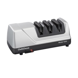 Edgecraft Chef's Choice 3-Stage Professional Electric Knife Sharpener, Brushed