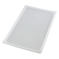 Cambro Translucent GN 1/1 Seal Covers For Food Pans, 3/4"H x 21"W x 12-3/4"D, Pack Of 6 Covers