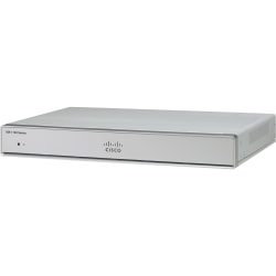 Cisco C1111-4P Router - 5 Ports - PoE Ports - Management Port - 1 - Gigabit Ethernet - Rack-mountable, Desktop - 1 Year