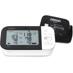 Omron 7 Series Wireless Upper Arm Blood Pressure Monitor - For Blood Pressure - Irregular Heartbeat Detection, LCD Display, Memory Storage