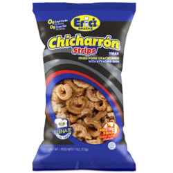 Rovira Foods Eric’s Snacks Chicharron, Mild Hot Strips, 1 Oz