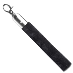 CSL Velour Stanchion Rope, 4"H x 4"W x 60"L, Black