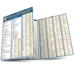QuickStudy Guide, Medical Terminology: The Body, Total Qty 1