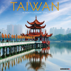 2026 Willow Creek Press Scenic Monthly Wall Calendar, 12" x 12", Taiwan, January To December, 56172