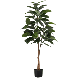 Monarch Specialties Alli 52"H Artificial Plant With Pot, 52"H x 25"W x 27"D, Green