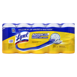 Lysol® Advanced Cleaning Disinfecting Wipes Variety Pack, 8-3/8" x 21", White, Pack Of 360 Wipes