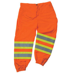 Ergodyne GloWear® 8911 Class E Polyester 2-Tone Pants, 2X/3X, Orange