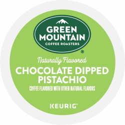 Green Mountain Coffee Roasters® K-Cup Chocolate Dipped Pistachio Coffee - Compatible with Keurig Brewer - Medium - 24 / Box