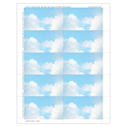 Geographics® Designer Business Cards, Clouds, 2" x 3 1/2", Pack Of 250