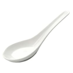 Thunder Group Wonton Soup Spoons, 5-5/8", Imperial White, Pack Of 12 Spoons