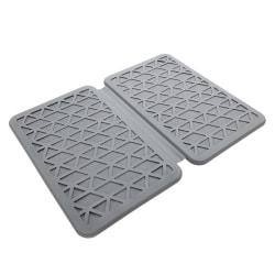 Better Houseware The Magic Dishmat™ II Stone and Silicone Quick-Dry Mat, Gray