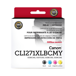 Clover Imaging Group™ Remanufactured Black And Tri-Color High-Yield Ink Cartridge Replacement For Canon® CLI-271XL, Pack Of 2, ODCLI271XLBCMY