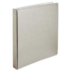 Office Depot® Brand Fashion 3-Ring Binder, 1" Round Rings, Champagne Gold Glitter