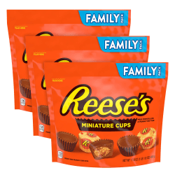 Reese's Peanut Butter Miniatures, 17.6 Oz, Case Of 3 Packs