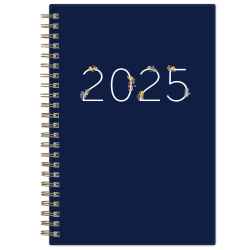 2025 Blue Sky Weekly/Monthly Planning Calendar, 5" x 8", Neve, January To December