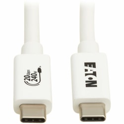 Eaton Tripp Lite Series USB4 20Gbps Cable (M/M), White