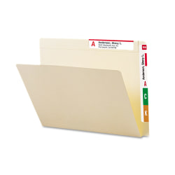 Smead® Conversion Folders With Top Tab And End Tab, 3/4" Expansion, Letter Size, Manila, Box Of 100 Folders
