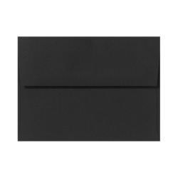 LUX Invitation Envelopes, A6, Peel & Press Closure, Midnight Black, Pack Of 50
