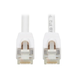Tripp Lite N262AB-025-WH Cat.6A S/FTP Network Cable  - 10 Gbit/s - Shielding - Gold Plated Contact - CMX - 26 AWG - White