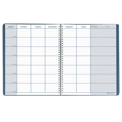 House of Doolittle 40-Week Teacher's Planners, Blue, 8-1/2" x 11", Pack Of 2 Planners