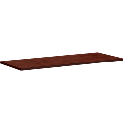 HON Motivate Tabletop - 1.1" Top, 60" x 24" - Mahogany Table Top - Durable - For Office