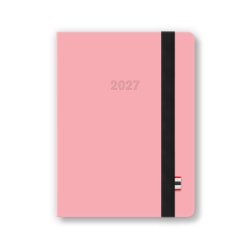 2027 Orange Circle Studio Hunter Jotter Medium Planner, Purring Pink, 6-1/2" x 8-5/8", January To December, Total Qty 1
