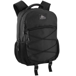 Kelty Deluxe Bungee Backpack With 17" Laptop Pocket, Black