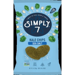 Simply 7 Vegetable Chips, Kale Sea Salt, 4 Oz, Total Qty 1