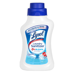 Lysol® Laundry Sanitizer, Crisp Linen, 41 Oz, Carton Of 6 Bottles