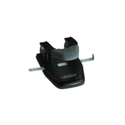 Swingline® Comfort Handle 2-Hole Punch, Black/Gray