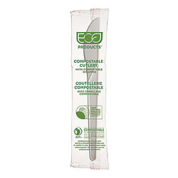 Highmark Eco Products Compostable Knives, 6", White, Pack Of 1,000 Knives