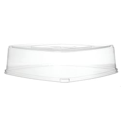 Eco-Products Regalia Sugarcane Tray Lids, 14" x 14", White, Pack Of 50 Lids