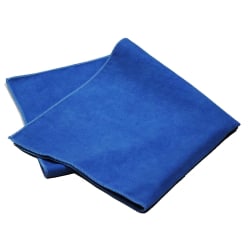Pro-Clean Basics Microfiber Suede Cloths, 16" x 16", Blue, Pallet Of 3,240 Cloths