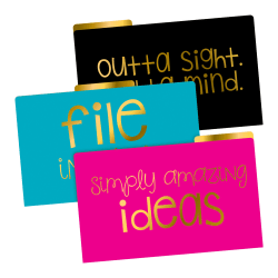 Barker Creek File Folders, Legal Size, File In Style, Pack Of 9