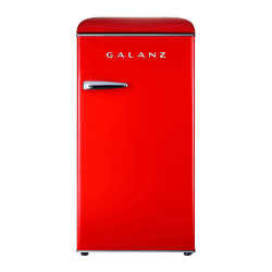 Galanz Retro 3.3 Cu. Ft. Single Door Refrigerator, Red, Total Qty 1