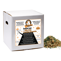 Bare Ground Granular Ice Melt, Premium Blend, With Infused Traction Granules, 40 lb Box