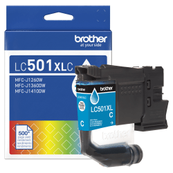 Brother LC501XLC Cyan High Yield Ink Cartridge