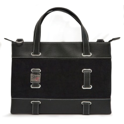 Mobile Edge For Her Classic Corduroy Tote With 15" Laptop Pocket, Black, 3460484