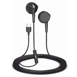 Maxell EB-96 USB-C Wired Earbuds With Mic, Black, 197338