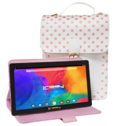 Linsay F7 Tablet, 7" Screen, 2GB Memory, 64GB Storage, Android 13, Sweet Pink