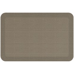 GelPro Designer Comfort Polyurethane Anti-Fatigue Mat For Hard Floors, 20" x 30", Grasscloth Pecan