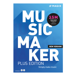 MAGIX Music Maker Plus 2021, For Windows®, CD/Product Key